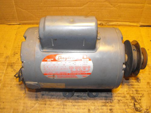 Dayton 1/2 hp motor single phase 115 /208/230 volt for sale