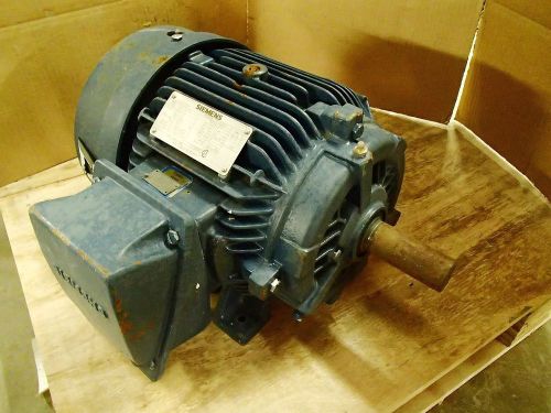 Siemens 7.5 hp pe-21 plus motor rgzesd, 3 phase, 575 volt, 3505 rpm (used) for sale