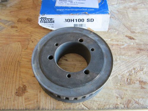 Martin 30h100 sd timing pulley 5&#034; diameter 1&#034; wide nos for sale
