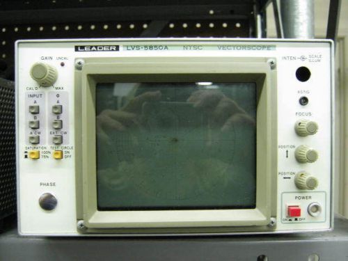 Leader  lvs5850a ntsc vector scope for sale