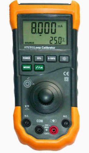 High-accuracy 0.025% current 0-20ma 24v process loop calibrator hart mode h717 for sale