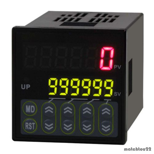 6 Digital LED Preset Scale Counter range [1-999999] OMRON relay build in