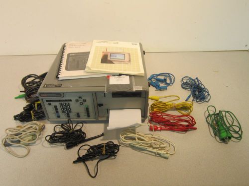 Dranetz/bmi 8800 power scope w/user guides&#039;, cables, hardware, powertalk disk for sale