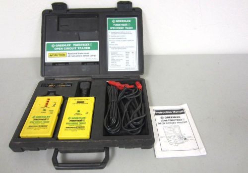 GREENLEE 2008 POWER FINDER OPEN CIRCUIT TRACER KIT - NO RESERVE