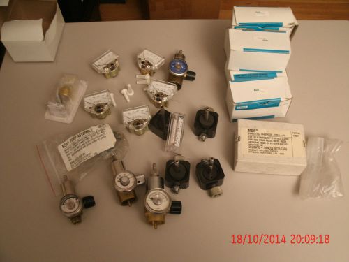 Aim-msa manual - guages - switches plus gases 101 canisters in case for sale