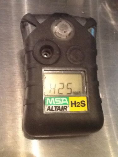 Msa altair o2 maintenance free single gas detector type gas hydrogen sulfide for sale