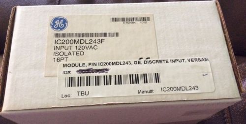 NEW GE FANUC IC200MDL243F INPUT 120VAC ISOLATED 16PT