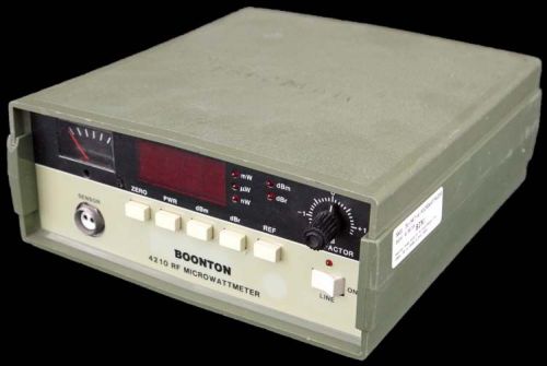 Boonton Model 4210 RF Microwattmeter 1nW-100mW -60 to 20dBm 0.2MHz-18GHz