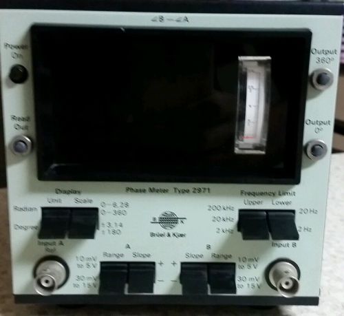 Bruel &amp; Kjaer Type 2971 Phase Meter Great Condition