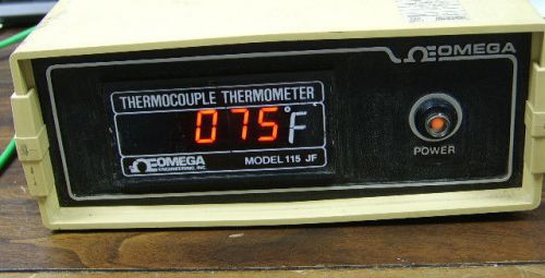 Omega 115 jf thermocouple thermometer , nist-certified for sale