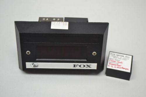 NEW FOX METER F131-316 DIGITAL PANEL METER D236802