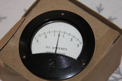 DC Amp Gauge - Panel gauge, General Electric 5 Amp NOS 40&#039;s?