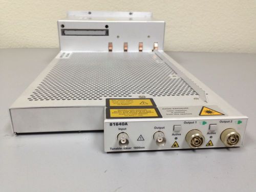 Agilent / keysight 81640a tunable laser source 1510nm to 1640nm w/072 + warranty for sale