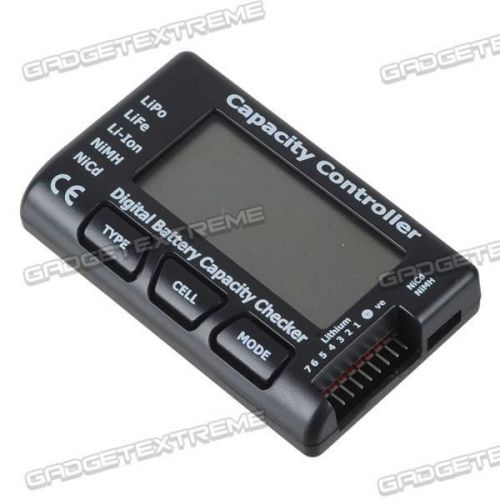 2-7S Digital Battery Capacity Checker Controller Lipo LiFe NiMH NiCd e