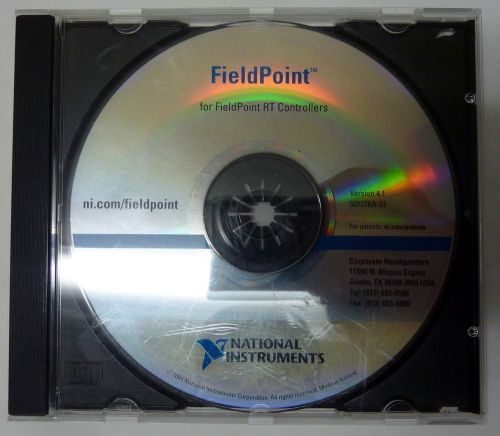 2004 FIELD-POINT VERSION 4.1 501276-01 SOFTWARE DISC RT REAL-TIME CONTROLLERS