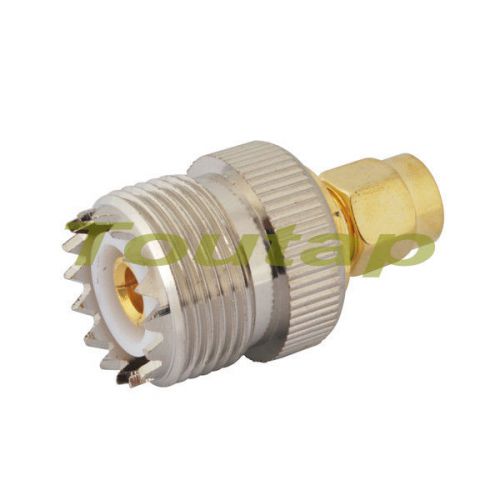 Sma plug to uhf so239 female jack straight rf adapter connector metric version for sale