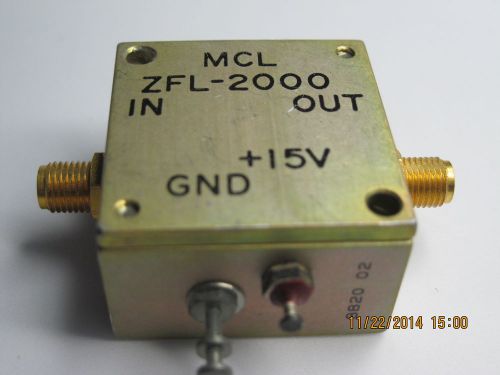 MCL ZFL-2000 Amplifier 10 - 2000 MHz, Unused