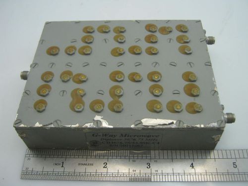G-WAY mil-spec RF Microwave DIPLEXER 3676.75 MHz   TESTED
