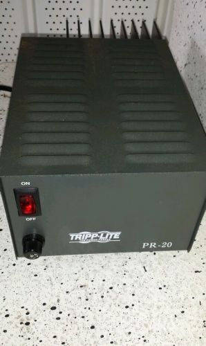 Tripp lite pr20 precision regulated dc power supply