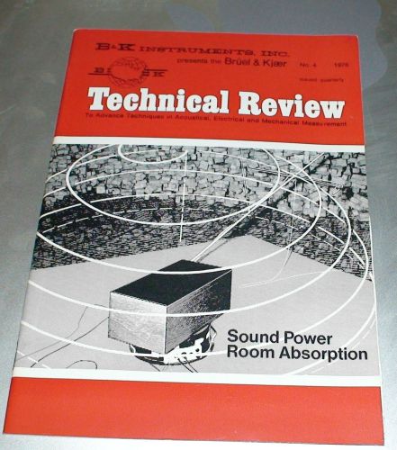 Bruel &amp; Kjaer Technical Review No.4 1976 - B &amp; K Instruments Inc.