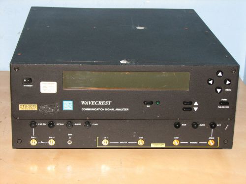 Wavecrest  DTS 2079 02  DC to 3.2 Gb/s Communication Signal Analyzer 2079-02