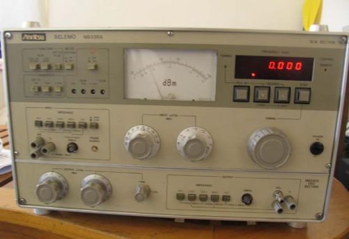 Anritsu selemo ms330a microwave dbm meter 220volt for sale