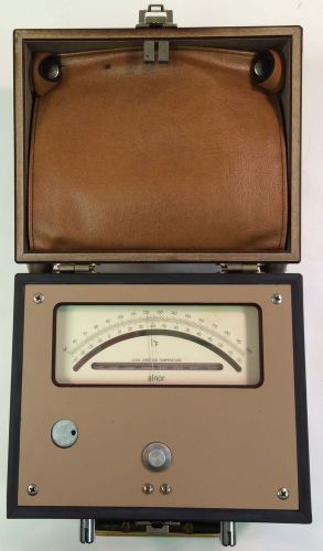 Vintage alnor 2300 low temperature pyrometer w/2545 surface thermocouple for sale