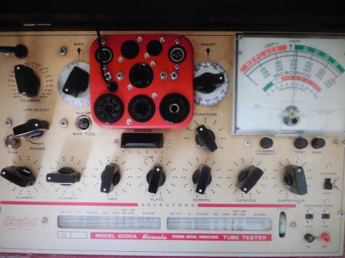 WORKING MUTUAL CONDUCTANCE  HICKOK 6000A TUBE TESTER