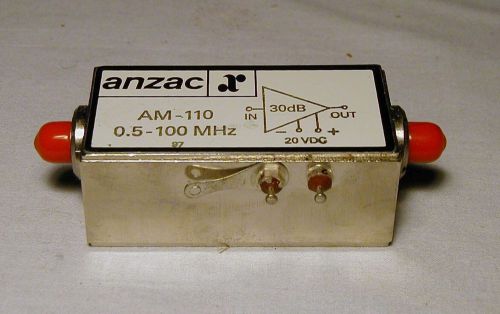 ANZAC AM-110 General Purpose Coaxial Amplifier, NIB.