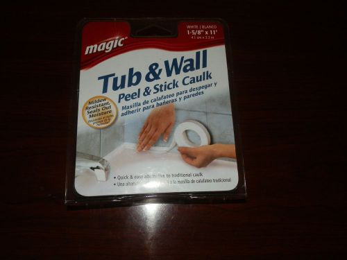 tub and wall peel and stick caulk