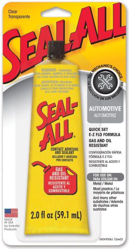 NEW! SEAL-ALL Gas And Oil Resistant Contact Adhesive 2 oz. 380112 FREE SHIPPING