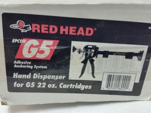 RED HEAD HAND DISPENSER ADHESIVE ANCHORING SYSTEM FOR G5 22 OZ CARTRIDGES