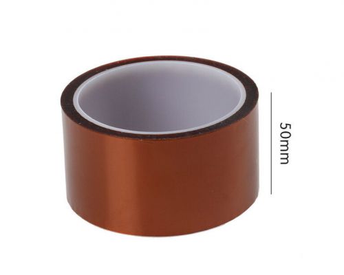 1 roll 50mm*33m kapton adhesive tape high temperature pcb solder for sale