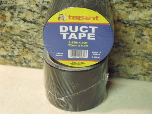 20 foot roll - black - extra wide duct tape for sale