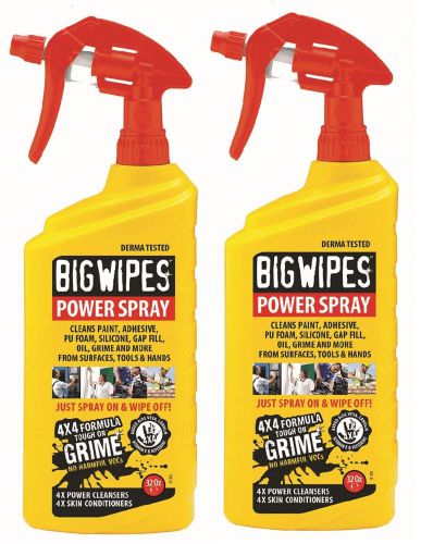 2 x big wipes power spray for sale