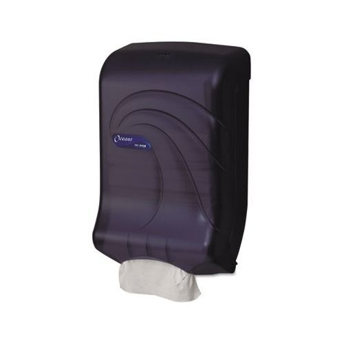 SAN T1790TBK ULTRA FOLD OCEAN  C-FOLD / MULTIFOLD TOWEL DISPENSER, SMOKE