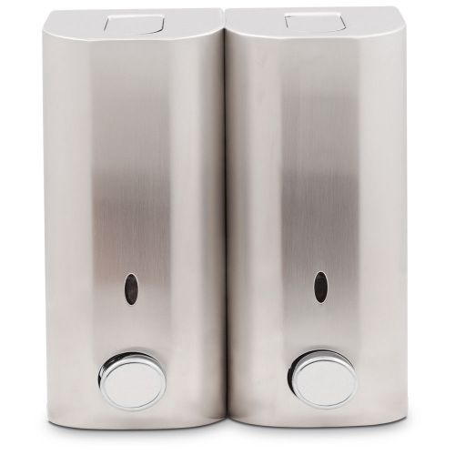 Zadro Double Stainless Steel Shower Dispenser
