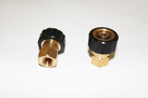 Pressure washer quick connect 22mm female thread karcher style 2-pack for sale