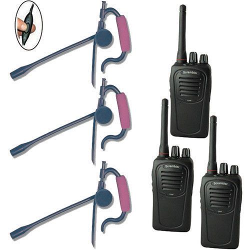 Sc-1000 radio  eartec 3-user two-way radio system edge inline ptt edsc3000il for sale