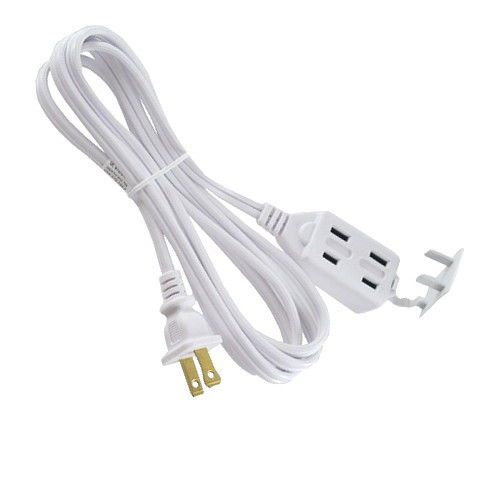 16/2 X 6&#039; White Zip Cord