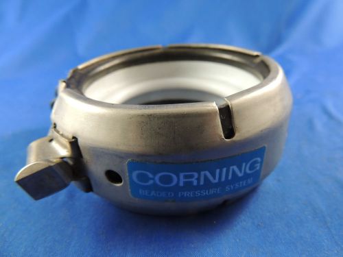 Aluminum corning beaded pressure system vacuum clamp new complete with seal for sale