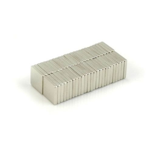 50pcs 8x8x1mm Block Neodymium Super Fridge Magnets Rare Earth Craft N35