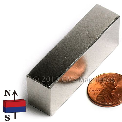 Neodymium magnet n45 2x1/2x3/4&#034; rare earth ndfeb bar magnet 50 pc for sale