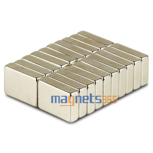 50pcs N35 Super Strong Block Cuboid Rare Earth Neodymium Magnets F17 x 12 x 5mm