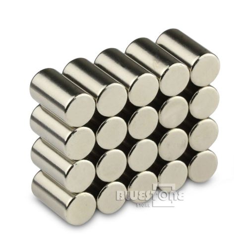 Lot 20 X Super Strong Long Round N50 Bar Cylinder Magnets 8 * 15mm Neodymium R.E