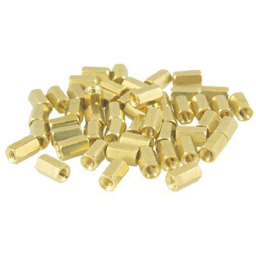 50 pcs metal hex m3 female screw pcb standoff spacers 8mm body for sale