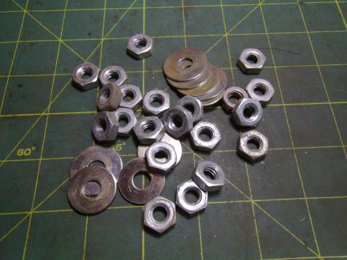 5/16&#034; JAM NUTS AND WASHERS 30 PIECES MISC #52075