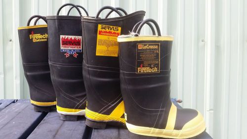 RUBBER BUNKER BOOTS (85 PAIRS AVAILABLE)