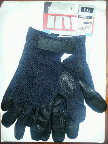 HWI PCG100 Search Pro Puncture &amp; Cut Resistant Black Duty Gloves LG