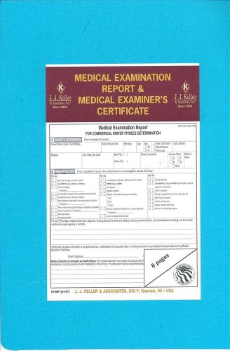 JJ Keller 6147 (15MP) Medical Examination Report and Examiner&#039;s Certificate